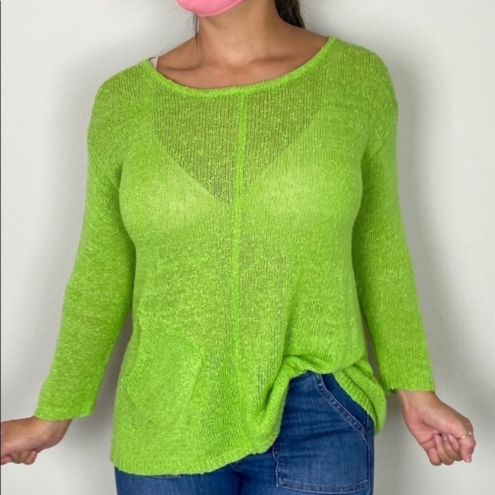 Parkhurst Knit Top Green Size M - Picture 4 of 7